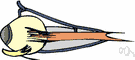 abducent - a small motor nerve supplying the lateral rectus muscle of the eye