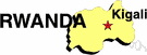 Ruanda - a landlocked republic in central Africa