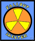 fallout - the radioactive particles that settle to the ground after a nuclear explosion