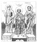 David - patron saint of Wales (circa 520-600)