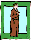 tonsure - shaving the crown of the head by priests or members of a monastic order