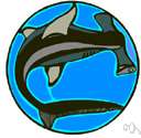 hammerhead - medium-sized live-bearing shark with eyes at either end of a flattened hammer-shaped head