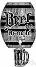 draught - a serving of drink (usually alcoholic) drawn from a keg