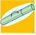 tube - provide with a tube or insert a tube into