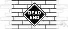 cul de sac - a passage with access only at one end