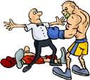 knockout - a blow that renders the opponent unconscious