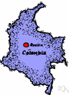 Colombia - a republic in northwestern South America with a coastline on the Pacific Ocean and the Caribbean Sea