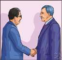 deal - an agreement between parties (usually arrived at after discussion) fixing obligations of each