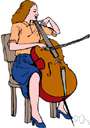 bass viol - largest and lowest member of the violin family