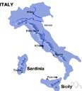 Aquila degli Abruzzi - the provincial capital of the Abruzzi region in central Italy