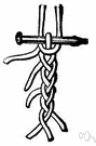 sennit - flat braided cordage that is used on ships