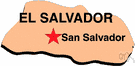 Republic of El Salvador - a republic on the Pacific coast of Central America