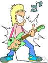 rock star - a famous singer of rock music