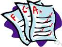 grading - evaluation of performance by assigning a grade or score
