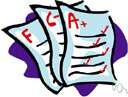 marking - evaluation of performance by assigning a grade or score