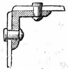 angle bracket - an L-shaped metal bracket