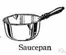 saucepan - a deep pan with a handle