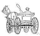 axletree - a dead axle on a carriage or wagon that has terminal spindles on which the wheels revolve