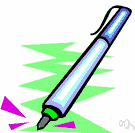 felt-tip pen - a pen with a writing tip made of felt (trade name Magic Marker)