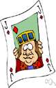 jack - one of four face cards in a deck bearing a picture of a young prince