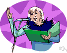 performing - the performance of a part or role in a drama