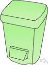 receptacle - a container that is used to put or keep things in