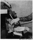 telex machine - a character printer connected to a telegraph that operates like a typewriter