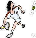fault - (sports) a serve that is illegal (e.g., that lands outside the prescribed area)