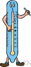 Air thermometer - thermometer that measures temperature by changes in the pressure of a gas kept at constant volume