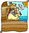 Noah - the Hebrew patriarch who saved himself and his family and the animals by building an ark in which they survived 40 days and 40 nights of rain