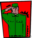 military rating - rank in a military organization