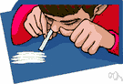 drug addict - a narcotics addict