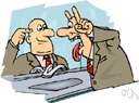 pull a face - contort the face to indicate a certain mental or emotional state
