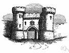 barbican - a tower that is part of a defensive structure (such as a castle)