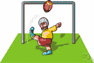 place-kicker - (football) a kicker who makes a place kick for a goal