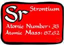 atomic number 38 - a soft silver-white or yellowish metallic element of the alkali metal group