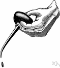 oilcan - a can with a long nozzle to apply oil to machinery