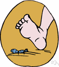 instep - the arch of the foot