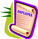 diploma - a document certifying the successful completion of a course of study