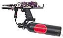 airgun - a gun that propels a projectile by compressed air
