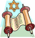 Torah - (Judaism) the scroll of parchment on which the first five books of the Hebrew Scripture is written