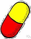 pill - something that resembles a tablet of medicine in shape or size