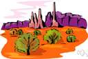 hoodoo - (geology) a column of weathered and unusually shaped rock